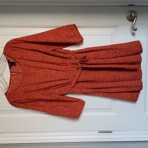 H&M Orange Long Sleeve Dress